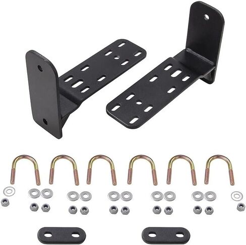 Rhino Rack Universal Awning Bracket Kit - Channel Awning Mount, fits Most awnings Including The Sunseeker Range | 31111, Black, Suitable for up to 2.5m Awnings in Saudi Arabia