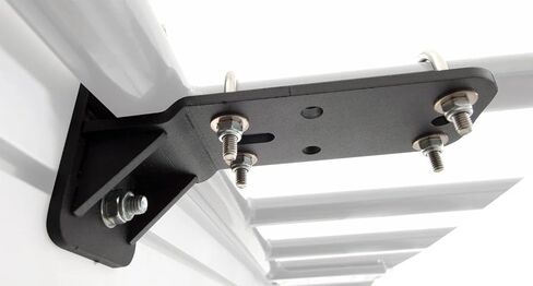 Rhino Rack Universal Awning Bracket Kit - Channel Awning Mount, fits Most awnings Including The Sunseeker Range | 31111, Black, Suitable for up to 2.5m Awnings in Saudi Arabia