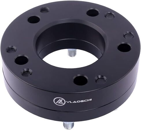 VLAOSCHI Black Forged 5x135 to 6x135 Wheel Adapters 2 Inch with 14x2 Studs Compatible with Ford - 5 Lug to 6 Adapter for 1997-2003 F150 | 1997-2002 Expedition (6x135 Rim on 5x135 Vehicle) - Pack of 4 in Kuwait