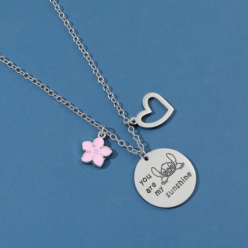 Todenb To My Granddaughter You are My Sunshine Necklace and Greeting Card Necklace from Grandma Jewelry Stuff Birthday Christmas New Year in Saudi Arabia