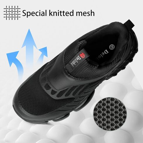 Steel Toe Shoes for Women Comfortable Non Slip Safety Work Shoes Air Cushion Sneakers Indestructible Industrial Construction Footwear in Saudi Arabia