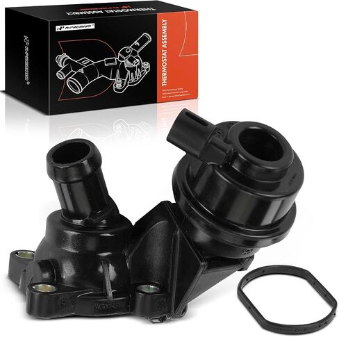 مجموعة مبيت منظم حرارة سائل تبريد المحرك A-Premium متوافقة مع Volkswagen Touareg 2012 2013 2014 2015 2016، تحل محل 059121737H، 059121737J in Saudi Arabia