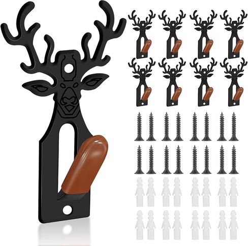 4 PCS European Mount Skull Hanger,Deer Skull Mount Bracket,Antler Mounting Kit,Elk Skull Mount for Deer Mule Antelope Coyote Skull and Small Game Animals in Saudi Arabia