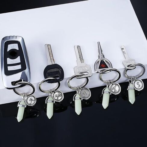 Letter Keychain, Glow in the Dark BFF Keychains for Women Friends Family Coworker Keyring for Purse Bag Accessories in Saudi Arabia