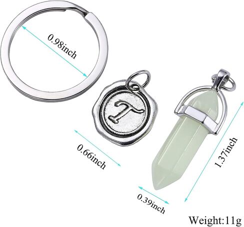 Letter Keychain, Glow in the Dark BFF Keychains for Women Friends Family Coworker Keyring for Purse Bag Accessories in Saudi Arabia
