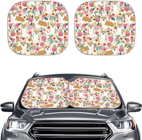 NDISTIN Front Window Auto Vehicle Shield Reflector Blocking Screen Cover Foldable Car Windshield Sunshade Pink Pretty Butterfly Pattern Auto Front Window Sun Shade Visor Cover Keep Your Vehicle Cool in Saudi Arabia