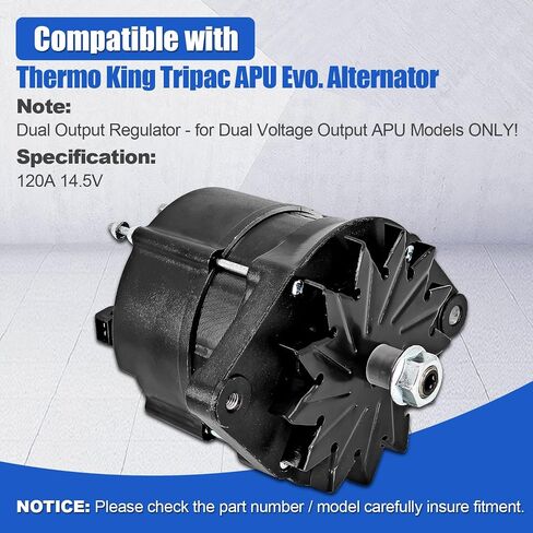 45-2671 مولد كهربائي 120 أمبير 14.5 فولت متوافق مع Thermo King Tripac APU Evo Repalce # 452671 1E78291G00 1E78291G02 in Kuwait