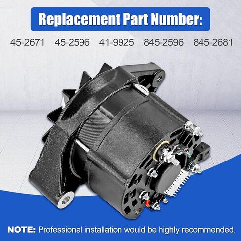 45-2671 مولد كهربائي 120 أمبير 14.5 فولت متوافق مع Thermo King Tripac APU Evo Repalce # 452671 1E78291G00 1E78291G02 in Kuwait