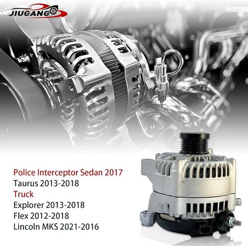 مولد 11688N متوافق مع 2012-2018 Ford Explorer/Flex/Taurus/Police Interceptor Sedan، 2012-2016 Lincoln MKS V6 3.5L 3.7L 175Amp # DG1T-10300-CB،DG1Z-10346-F،A003TX1691،11688N،11688 in Kuwait