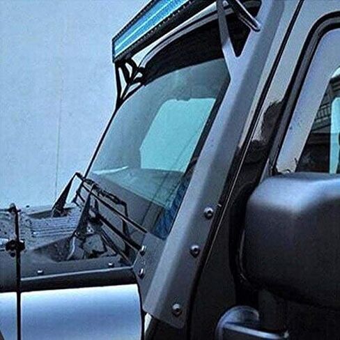 Willpower 52 inch LED Light Bar Upper Windshield Mounting Bracket for 2007-2017 Jeep Wrangler JK 4WD, Wrangler Unlimited JK 4WD/2WD in Saudi Arabia