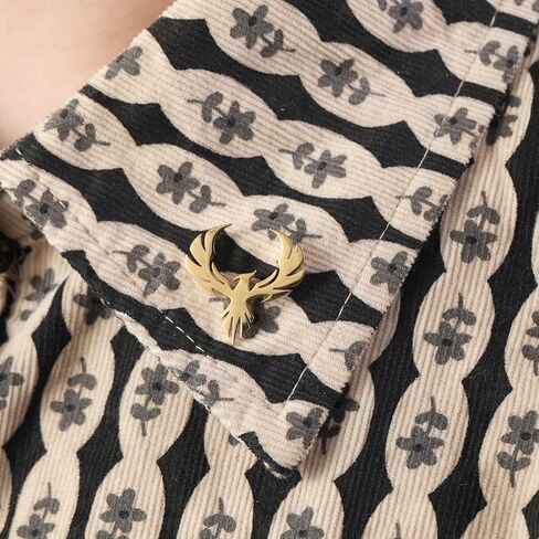 Stainless Steel Delicate Hollow Phoenix Lapel Pin For Men Phoenix Wings Tattoo Men Buckle Brooch in Saudi Arabia