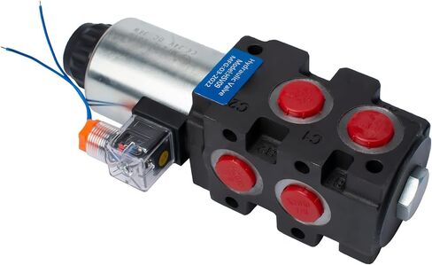 Hydraulic Solenoid Diverter Valve, 13GPM DC24V SAE Ports Hydraulic Solenoid Selector, MAX Pressure 200 Bar in Saudi Arabia