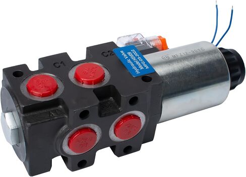 Hydraulic Solenoid Diverter Valve, 13GPM DC24V SAE Ports Hydraulic Solenoid Selector, MAX Pressure 200 Bar in Saudi Arabia