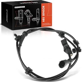 A-Premium ABS Wheel Speed Sensor Compatible with Chrysler Models - PT Cruiser 2004-2010, L4 2.4L, Convertible/Wagon - Rear Driver and Passenger Side, (2-PC Set), Replace# 4860038AD, 4860038AE