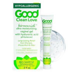 Good Clean Love BioNourish Ultra Moisturizing Vaginal Gel with Hyaluronic Acid, pH-Balanced Vaginal Moisturizer, Water-Based Feminine Care, Long Lasting Relief from Dryness & Discomfort, 2 Oz (2-Pack)