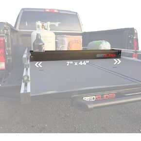 Bedslide Bedbin Deck Divider Truck Bed Organizer, Storage Bin Insert, Separate and Organize Gear, Additional 7x44 Inches of Space, Black