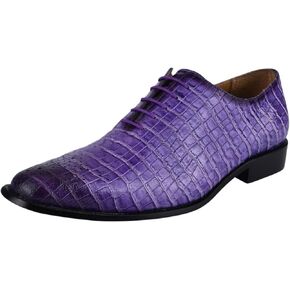Purple Dress Shoes for Men-10+ Designs Purple Men's Oxford Dress Shoes, Prom Shoes for Men