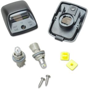 plate light cover lens led tag lamp for tacoma with Lens Bulbs Sockets and License Lamp Screws 81690-0C021, black