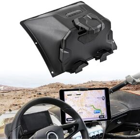 SAUTVS Tablet Phone Holder for CFMOTO ZFORCE 950 20-24, Adjustable Electronic Device Holder GPS Navigator Bracket Mount with Storage Box for CFMOTO ZForce 950 HO EX Sport 2020-2024 Accessories