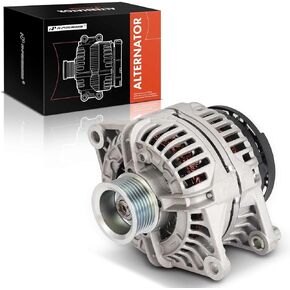 A-Premium Alternator Compatible with Dodge Ram 1500/2500/3500 1999-2003, Durango 2001-2003, 3.9L 5.2L 5.9L 8.0L, 12V 136A/117A 7-Groove Pulley Clockwise, Replace# 56028238AB, 56029701AA