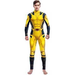 Superhero Cosplay Jumpsuit Unisex 3D Printing Costume Zentai Suit for Halloween