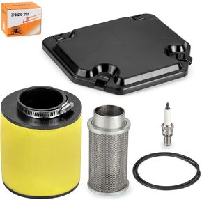 Air Filter & Air Box Lid Cover Cap w/Cleaner Body Guide for Honda TRX250EX TRX250X Recon 250 TRX250TE TRX250TM 2001-2023