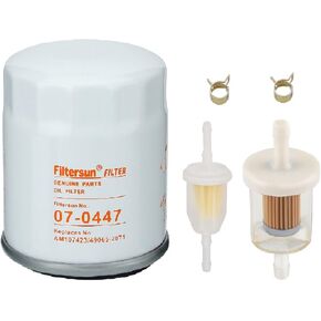 Tvent AM107423 Oil Filter Replacement for Kawasaki 49065-2078 49065-0724 49065-7010 Club Car 1016467 Robin 261-65902-A0 Tecumseh 36262 36563 36961