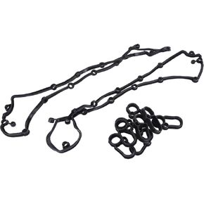 Valve Cover Gasket Kit,LR010789 LR010882 Left and Right Rocker Valve Cover Gasket Set Fit for LandRover Range Rover 5.0L V8 2010-2016,for Range Sport 5.0L V8 2010-2016