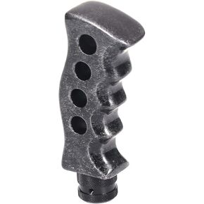 Shift Knob Handle Shifting Gear Stick Shifter Transmissions Fit Most Manual Automatic Cars Truck SUV Vehicle (Silver)