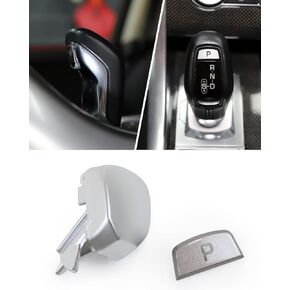 2PCS Gear Shift Button Cover Gear Shift Knob Lever Parking Button Trim Lid Compatible with Land Rover Range Rover Sport 2014-2022 Replacement Parts# LR117072 LR086213