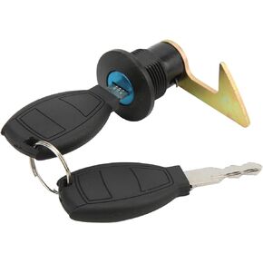 Scooter Fitting Tail Lock, Rear Storage Trunk Lock Aluminum Sturdy Antiaging Plastic Universal for Electric Motorcycles A long hook