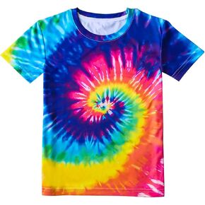 Boys Summer Clothes Kids T-Shirt Short Sleeve 3D Graphic Printed Top Tees Youth Casual Tee Shirts