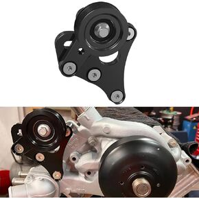 Bevinsee LS Truck Manual Belt Tensioner with Pulley for LSX 4.8L 5.3L 6.0L 6.2L LQ4 LQ9 L92 L99 L33 LR4, Compatible with Chevrolet Silverado 1500 2500 3500 Colorado Compatible GMC Sierra Yukon Savana