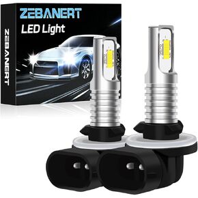 886 889 894 Fog Light Bulbs Fit For Polaris Ranger 400 500 570 700 800 900 Fog Light Bulbs, 400% Brightness 16000LM 6000K White, Plug and play，(Pack of 2)