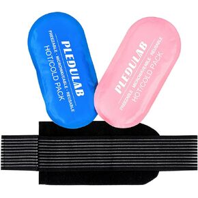 Pledulab Ice Pack for Pain Relief - Gel Ice Packs for Injuries with Wrap. Reusable Hot and Cold Therapy Gel Strap Support Injury Recovery,Warm or Ice Packs for Knee, Shoulder, Ankle, Back and More