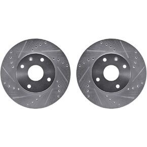 Dynamic Friction Company Rear Disc Brakes Rotors Kit| Rear Brakes Rotors| Brakes Rotors| Rear Rotors|Rear Disc Brakes Rotors| Fit 2020-2023 Land Rover Discovery Sport, Range Rover Evoque