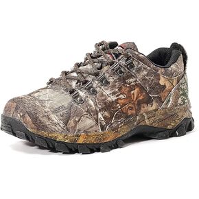 8 Fans Men's Waterproof Trekking Hiking Shoes,Lightweight Camo Walking Hunting Sneakers with Memory Foam Insole for Men&Women…