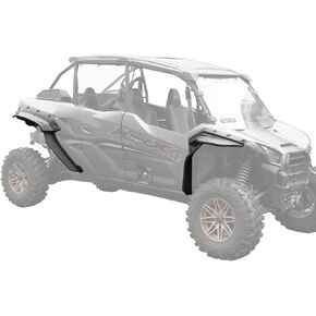 A & UTV PRO Wider Fender Flares Kit for Kawasaki Teryx KRX 4 1000 2023 2024 2025, Heavy Duty Fenders Front & Rear Extended XXL Mud Flaps Mud Guards Extensions Splash Proof KRX4 1000 Accessories