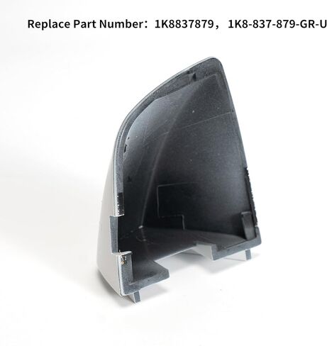 Rldym Door Trim Cover Front Driver Left Door Handle Cover 1K8837879 for Volkswagen Golf R GTI Passat 2010-2017 Scirocco 2009-2016 Sharan 2011-2016, OE# 1K8-837-879-GR-U (Black) in Kuwait