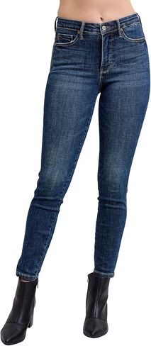 Judy Blue Women's Mid-Rise Tummy Control Vintage Wash Skinny Jeans in Saudi Arabia