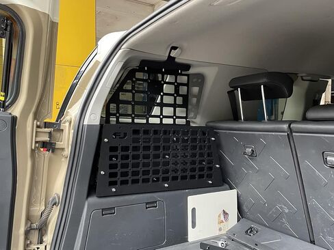 ITrims Modular Storage Panel Cargo Rack for Toyota FJ Cruiser 2007-2023 Accessories Interior Luggage Carrier Storage Trunk Organizer Shelf Hanging Boards Kit Black(Cargo Basket+Storage Frame) in Kuwait