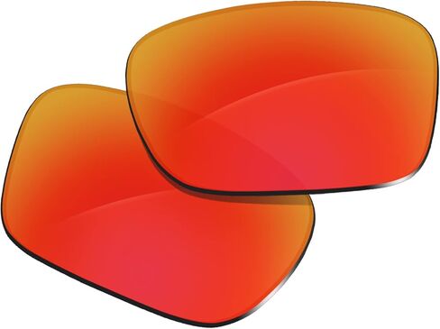 100% Precise-Fit Replacement Sunglass Lenses for Oakley Apparition OO9450 - Polarized Fire Red Mirror in Saudi Arabia