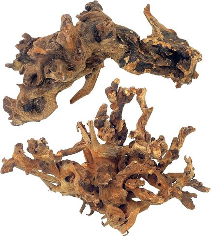 PINVNBY Natural Driftwood for Aquarium Decor Fish Tank Decorations Reptile Decor Driftwood Decor, 3 Pieces 7"-13" Assorted Driftwood Branch in Kuwait