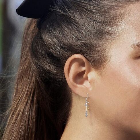 Witch Broom Earrings 925 Sterling Silver Cross Earrings Infinity Earrings Skull Key Earrings for Women Chakra Earrings Feather Earrings Jewelry Gifts for Girls Friends… in Saudi Arabia