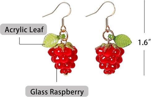 Cute Fruit earring,Dangle Drop Lightweight Fruit Earrings for Women in Kuwait