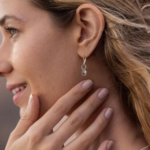 Witch Broom Earrings 925 Sterling Silver Cross Earrings Infinity Earrings Skull Key Earrings for Women Chakra Earrings Feather Earrings Jewelry Gifts for Girls Friends… in Kuwait