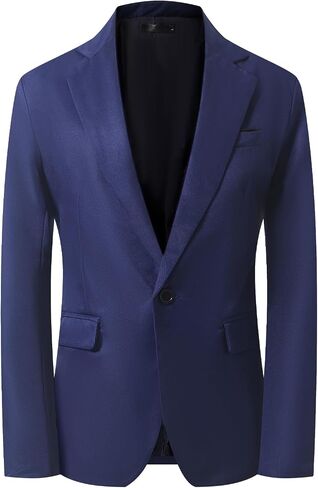 Mens Casual Blazer Suit Jackets Slim Fit One Button Sport Coats Lightweight Business Daily Jacket in Saudi Arabia