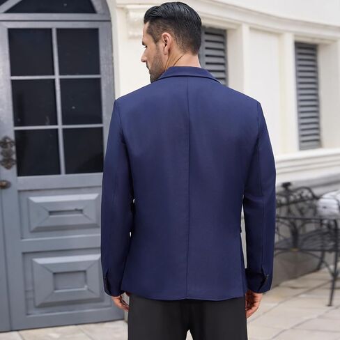Mens Casual Blazer Suit Jackets Slim Fit One Button Sport Coats Lightweight Business Daily Jacket in Saudi Arabia