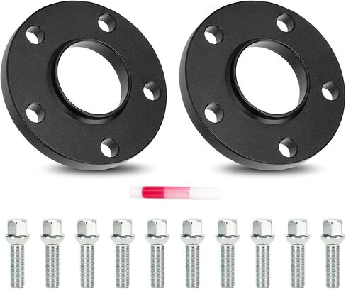 TadaMark 5x112 Hubcentric Wheel Spacers 25mm 5 Lug Wheel Adapter fit for A160 A180 A190 A200 B180 B200 B250 C230 C280 C300 C350 C63 B8 A4 S4 A5 S5 66.6mm Bore with M14x1.5 Studs 2pc in Saudi Arabia