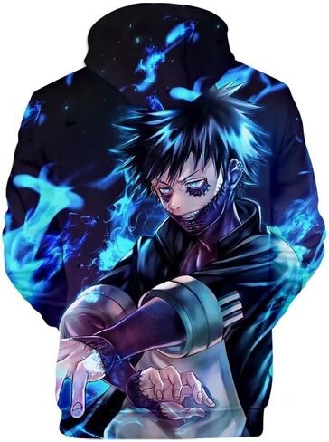 بلوفر بقلنسوة جديد من CHLOBLOM Boku No Hero للبالغين in Kuwait